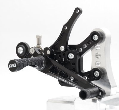 Podnóżki Regulowane RG Racing Bmw S1000Rr - Ze Skrzynią Biegów Race, Zestaw Black