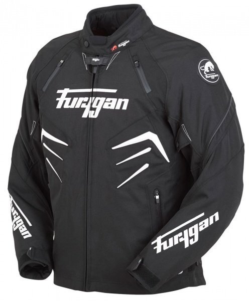 FURYGAN KURTKA MOTOCYKLOWA TEKSTYLNA SKULL WHITE