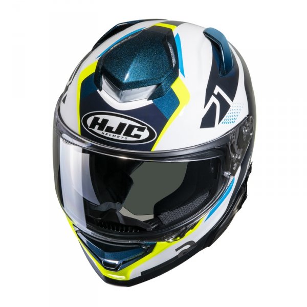 HJC KASK INTEGRALNY RPHA71 HAPEL BLUE/YELLOW