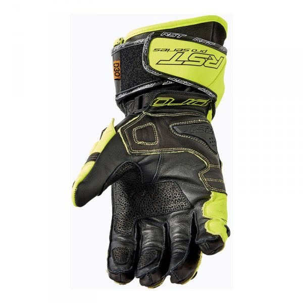 Rękawice motocyklowe RST Pro Series Gp D3O Black Fluo Yellow