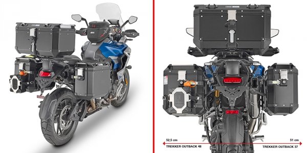 GIVI STELAŻ KUFRÓW BOCZNYCH ONE-FIT MONOKEY TRIUMP