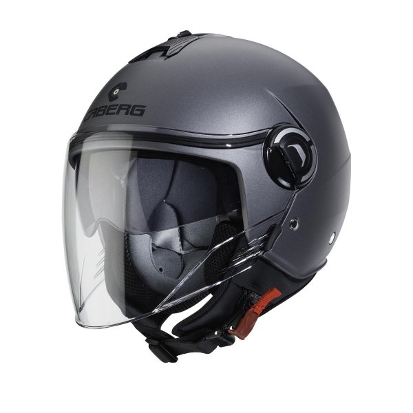 CABERG KASK OTWARTY BLENDA RIVIERA V4X  SZARY MAT