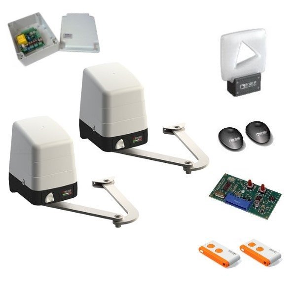 Napęd ROGER SET H23/284/F FULL - zestaw automatyki do bramy dwuskrzydłowej o skrzydle do 2,8 m i 300 kg