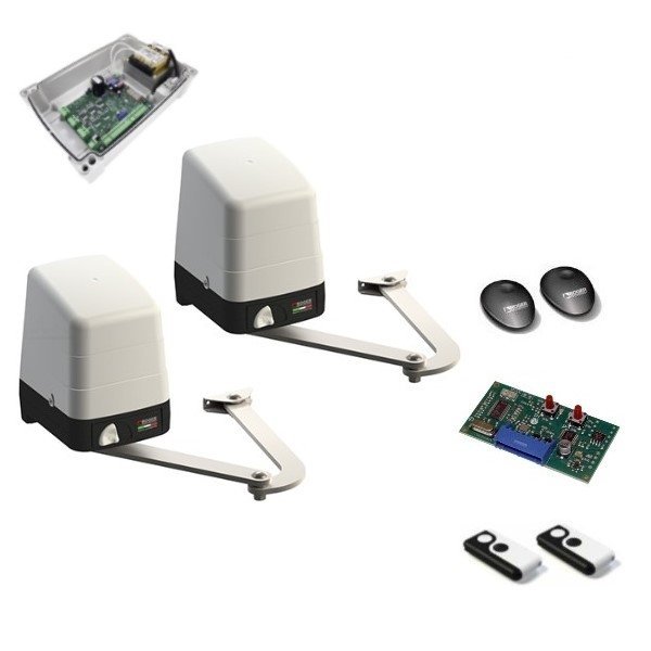 Napęd ROGER SET BH23/284/L LIGHT - zestaw automatyki do bramy dwuskrzydłowej o skrzydle do 2,8 m i 300 kg