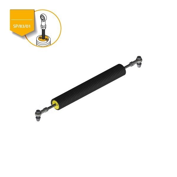 SP/83/01 sprężyna do szlabanu żółta o średnicy 83 mm