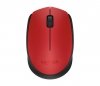 Mysz bezprzewodowa Logitech M171 optyczna czerwona