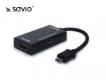 SAVIO CL-32 Adapter MHL micro USB-HDMI
