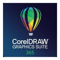 Licencja ESD CorelDRAW Graphics Suite subskrypcja 1 rok 1 użytkownik Win Mac angielski niemiecki francuski Europa 