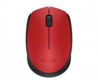 Mysz bezprzewodowa Logitech M171 optyczna czerwona 