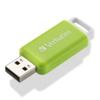 Pendrive 32GB USB 2.0 Green Verbatim DataBar 