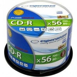 Dysk CD-R Esperanza 700MB, x56/1szt