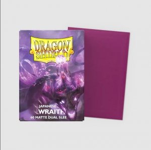 Koszulki Dragon Shield Japanese size Dual Matte Sleeves - Wraith (60 Sleeves)