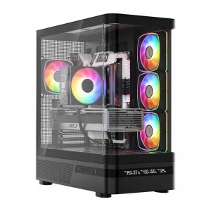 Obudowa Modecom Volcano AQ200 ARGB MIDI czarna