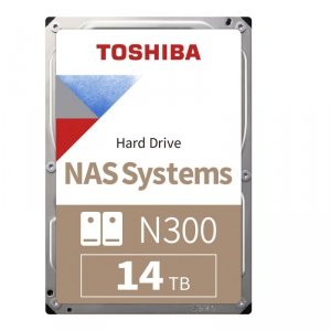 Dysk Toshiba N300 HDWG51EUZSVA 14TB 3,5 7200 512MB SATA III NAS BULK