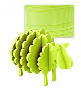 Filament do drukarek 3D Banach PLA 1kg - żółty fluorescencyjny