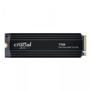 Dysk SSD Crucial T705 2TB M.2 PCIe 5.0 x4 NVMe 2.0 2280 (14500/12700MB/s) z radiatorem