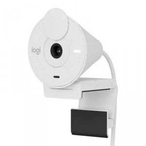 Kamera internetowa Logitech Brio 300 USB-C Full HD z mikrofonem biała