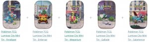 Pokémon TCG: Lumiose City Mini Tin - ZESTAW 