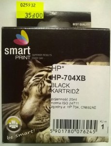HP 704 CZARNY            smart PRINT