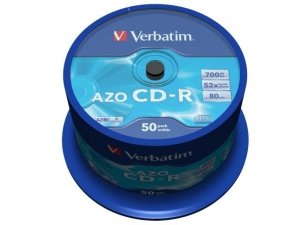 CD-R Verbatim 700MB AZO (Cake 50) /1szt