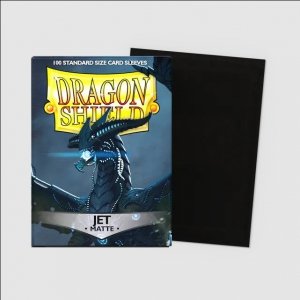 Koszulki Dragon Shield Standard Sleeves - Matte Jet (100 Sleeves)