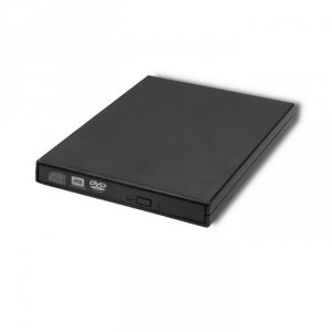 Nagrywarka Qoltec DVD-RW zewnętrzna | USB2.0 | czarna