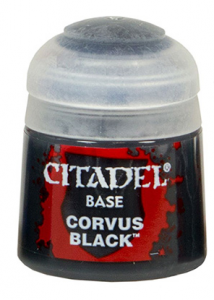 Farba Citadel Base: Corvus Black 12ml