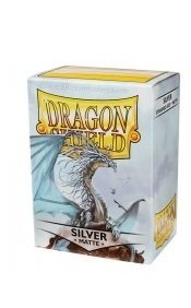 Koszulki Dragon Shield Standard Sleeves - Matte Silver (100 Sleeves)