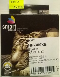 HP 300XL CZARNY          smart PRINT