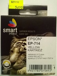 EPSON T0714 YELLOW       smart PRINT