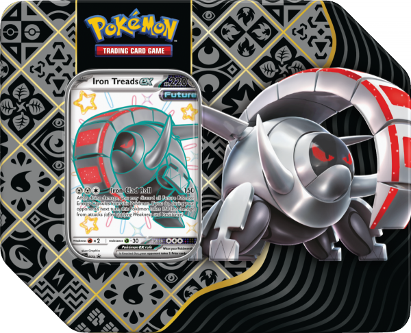 Pokémon TCG: Paldean Fates Tin 5-booster BUNDLE - Iron Treads