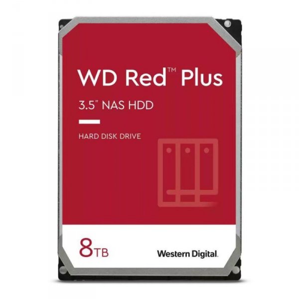 Dysk WD Red™ Plus WD80EFPX 8TB 3,5&quot; 5640 256MB SATA III