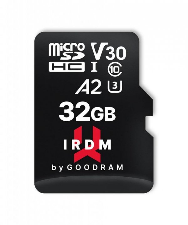 Karta pamięci microSDHC GOODRAM 32GB IRDM-A2 UHS + adapter