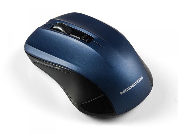 Mysz bezprzewodowa Modecom WM9.1 optyczna czarno-niebieska