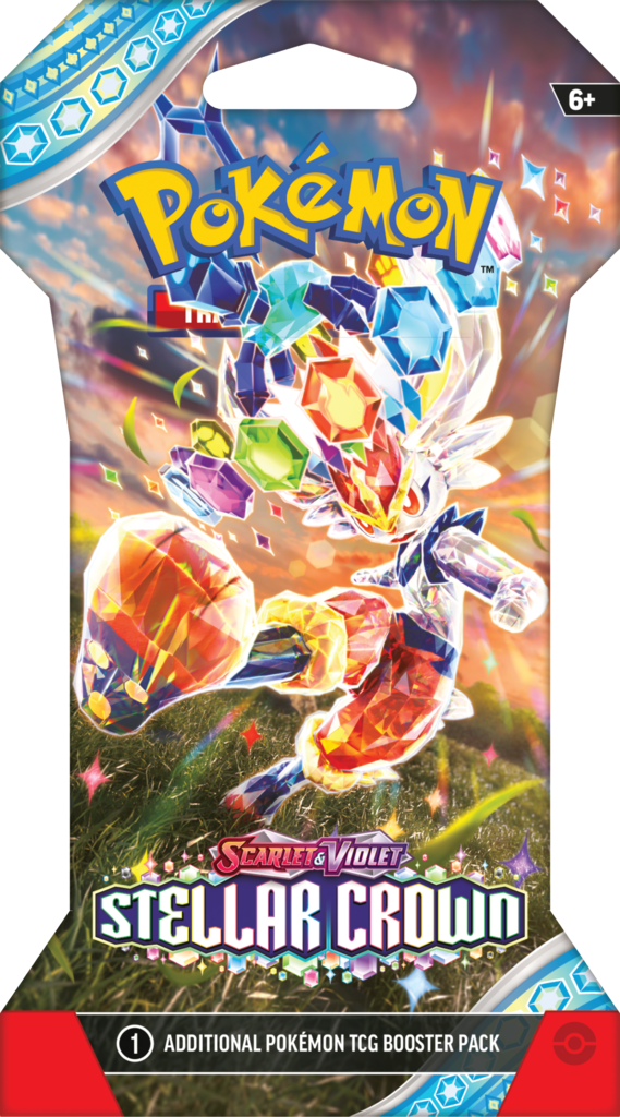 Pokémon TCG: Scarlet &amp; Violet - Stellar Crown - Sleeved Booster