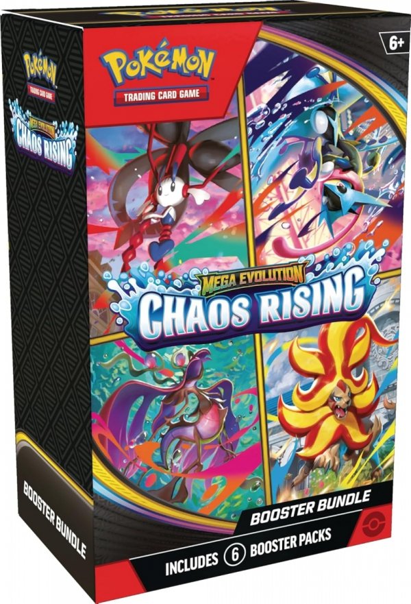 Pokemon TCG ME04 6-Pack Chaos Rising Booster Bundle