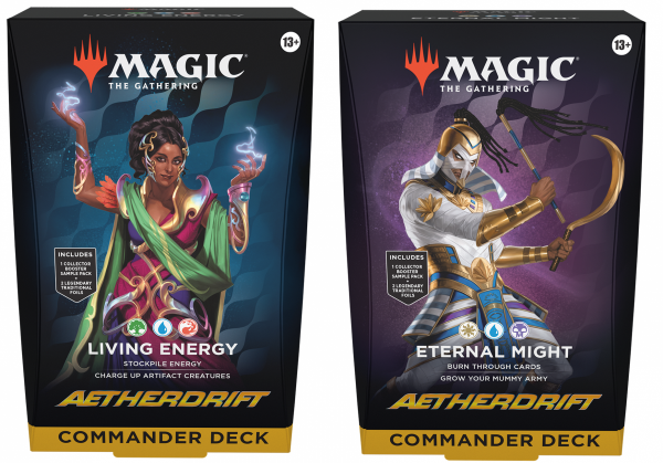 Magic: The Gathering Aetherdrift Commander Deck - Eternal Might i Living Energy