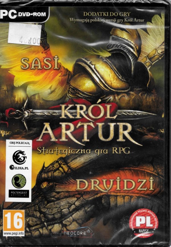 KRÓL ARTUR ZESTAW DODATKÓW SASI I DRUIDZI PC