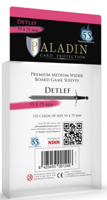 Koszulki  Paladin Sleeves - Detlef Premium Medium Wider 55x75mm 55szt.