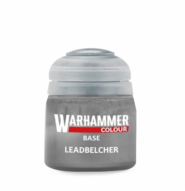 Farba Warhammer Colour Base: Leadbelcher 12ml (Citadel)