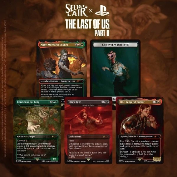 MTG WPN Exclusive Secret Lair x The Last of Us Part II