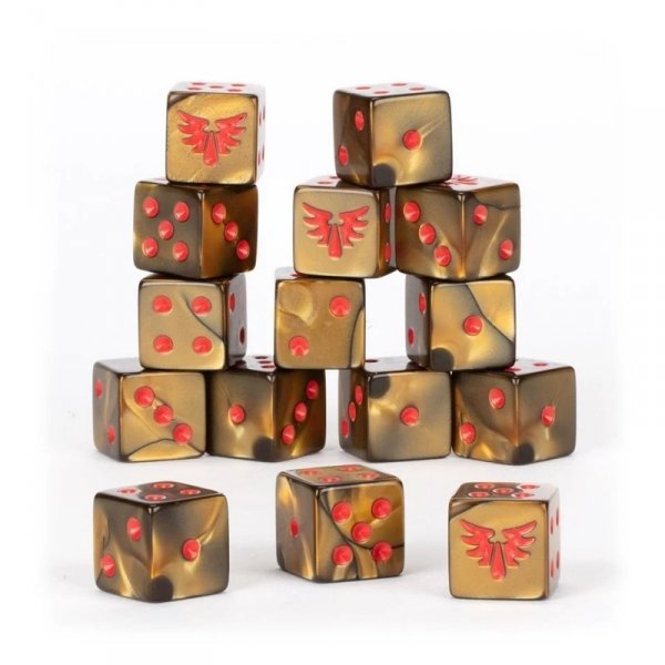 Warhammer 40.000 Arks of Omen: Sanguinary Guard Dice Set