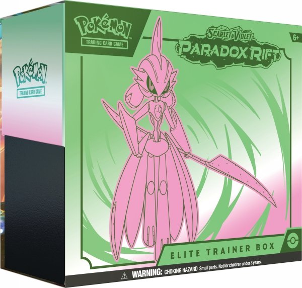 Pokémon TCG: Scarlet &amp; Violet - Paradox Rift - Elite Trainer Box - Iron Valiant