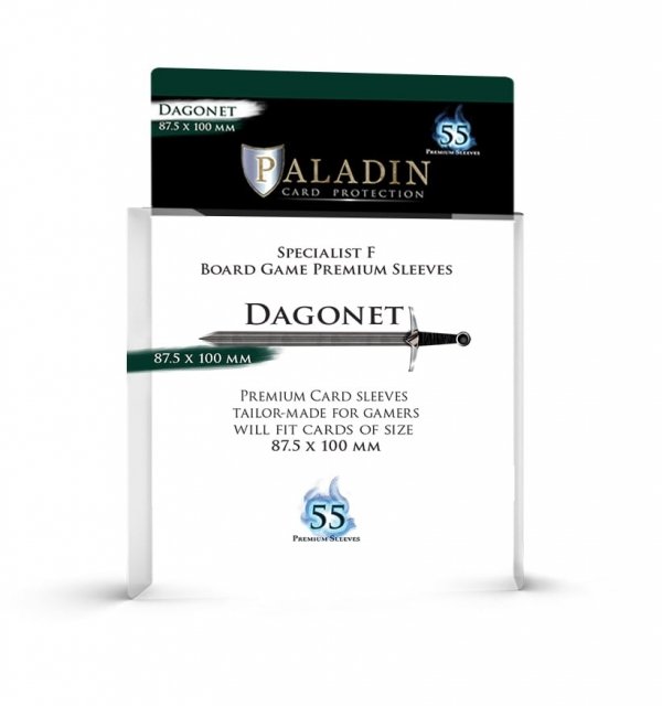 Paladin Sleeves - Dagonet Specialist F 87.5×100 mm (55 Sleeves)