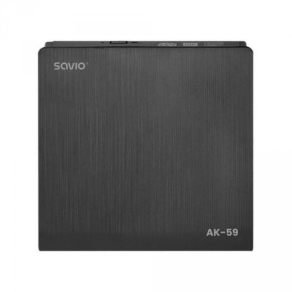 Nagrywarka DVD-RW SAVIO AK-59 zewnętrzna slim USB-C/USB-A