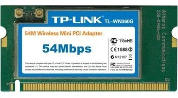 TP-Link TL-WN360G karta sieciowa miniPCI Wireless 802.11g/54Mbps