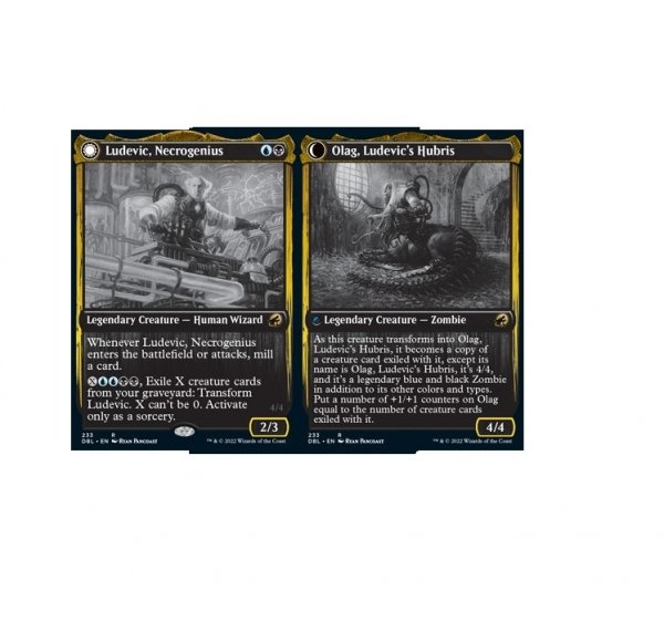 Ludevic, Necrogenius // Olag, Ludevic's Hubris FOLIA
