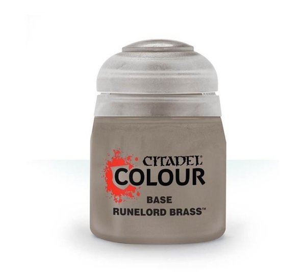 Farba Citadel Base: Runelord Brass 12ml