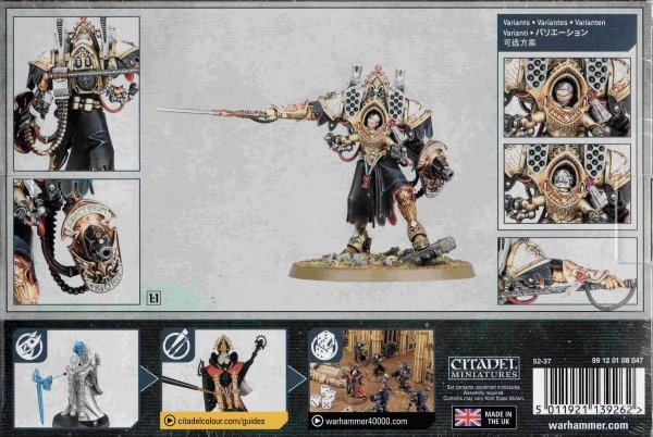 Adepta Sororitas Morvenn Vahl, Abbess Sanctorum of the Adepta Sororitas