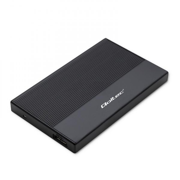 Obudowa/kieszeń Qoltec na dysk SSD HDD 2.5&quot; | SATA | USB 3.0 | Super speed 5Gb/s | 2TB | Czarny
